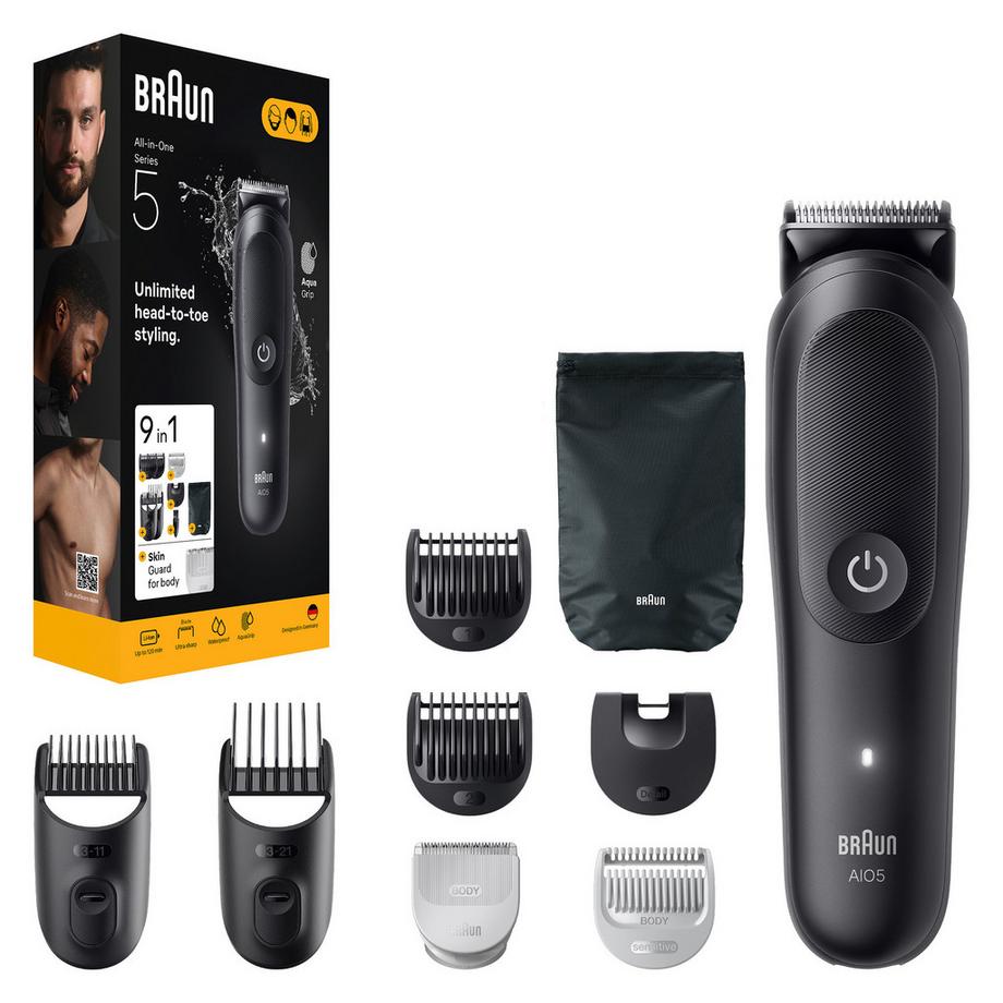 BRAUN Tondeuse cheveux, barbe-& Body Series 5 All-In-One Style Kit AIO5540 