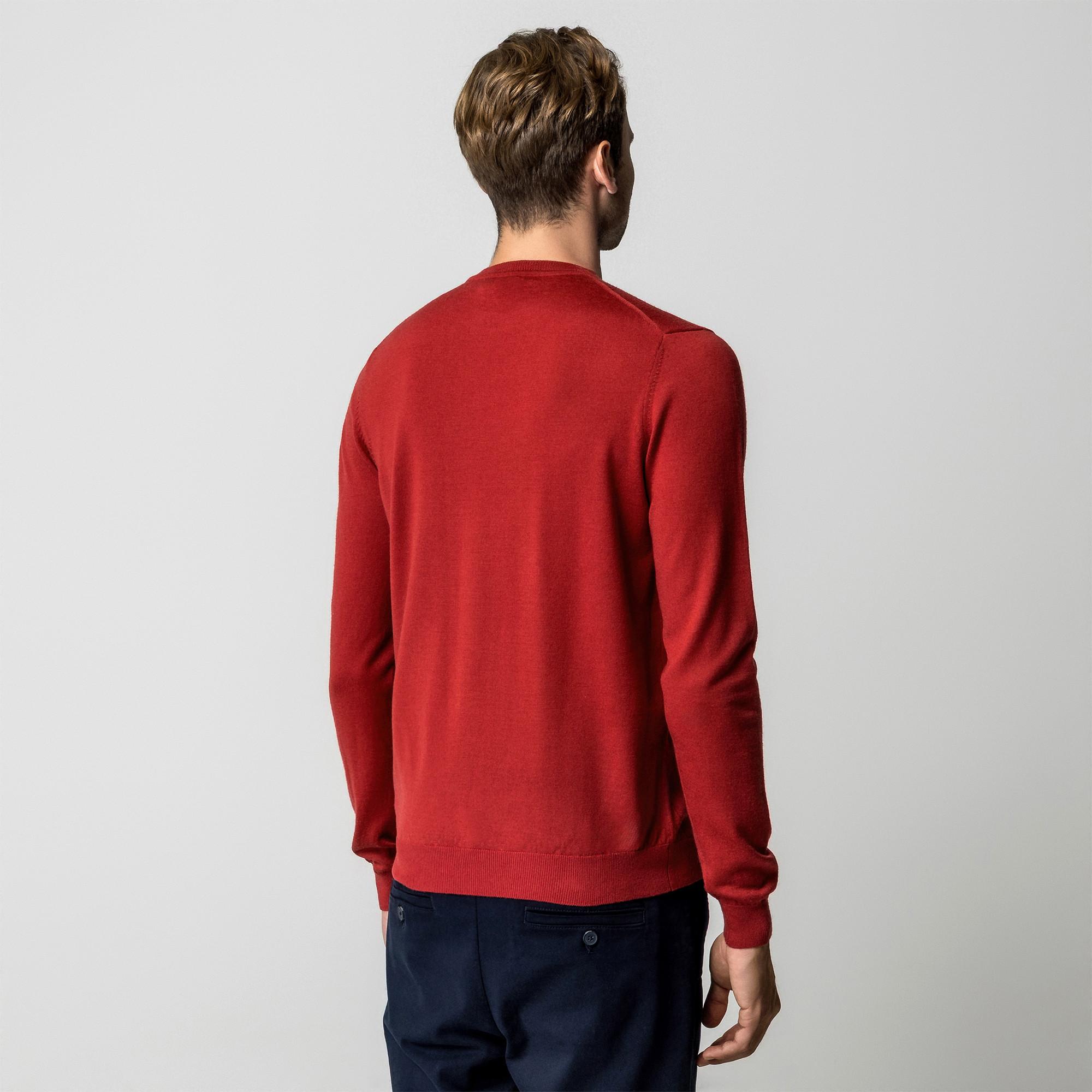 Manor Man Pull Mérinos Maille Fine  