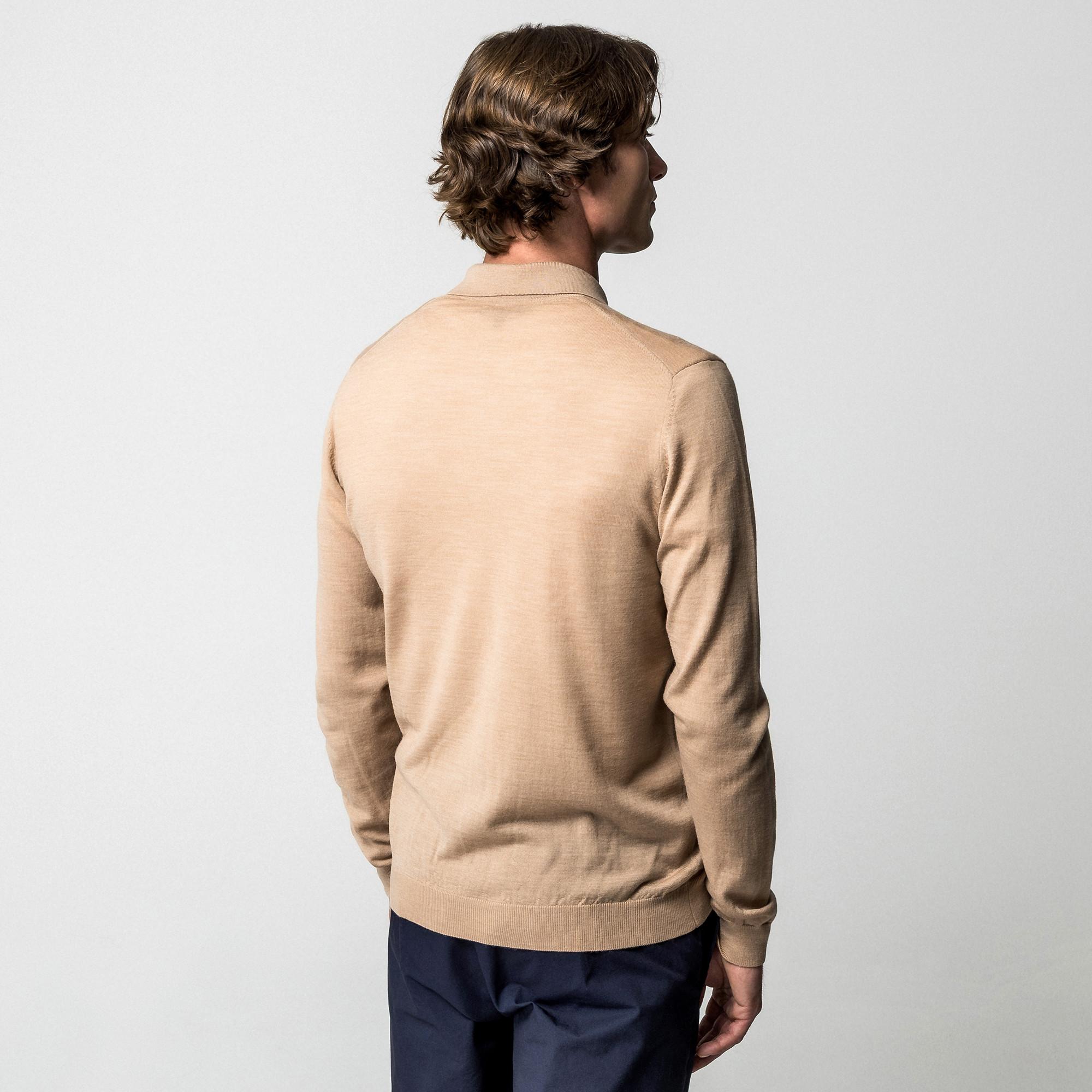 Manor Man Cardigan Regular Fit en Laine Mérinos  