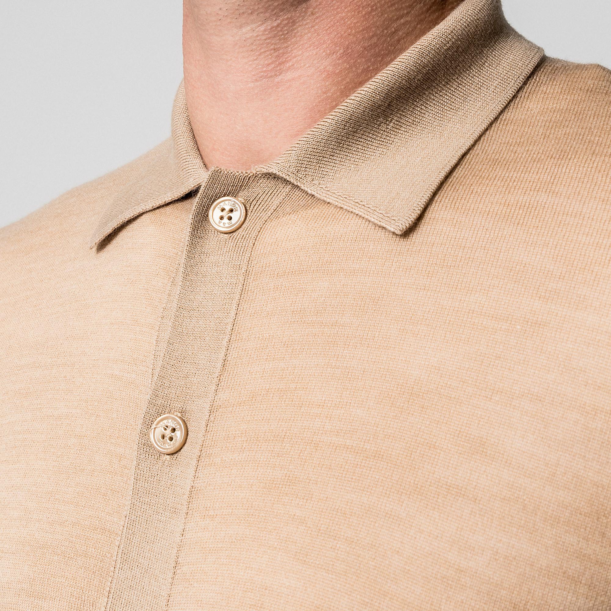 Manor Man Cardigan Regular Fit en Laine Mérinos  