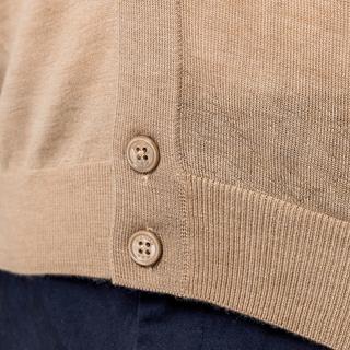 Manor Man Cardigan Regular Fit en Laine Mérinos  