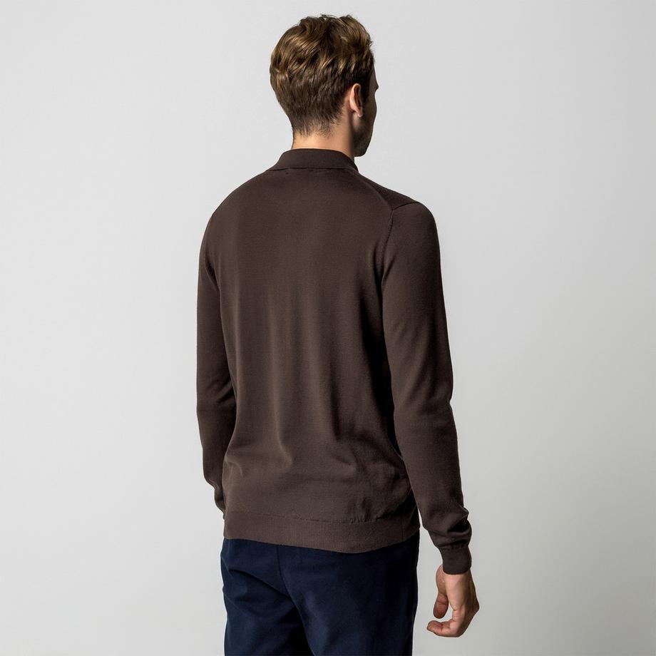 Manor Man Cardigan Regular Fit in Lana Merino  