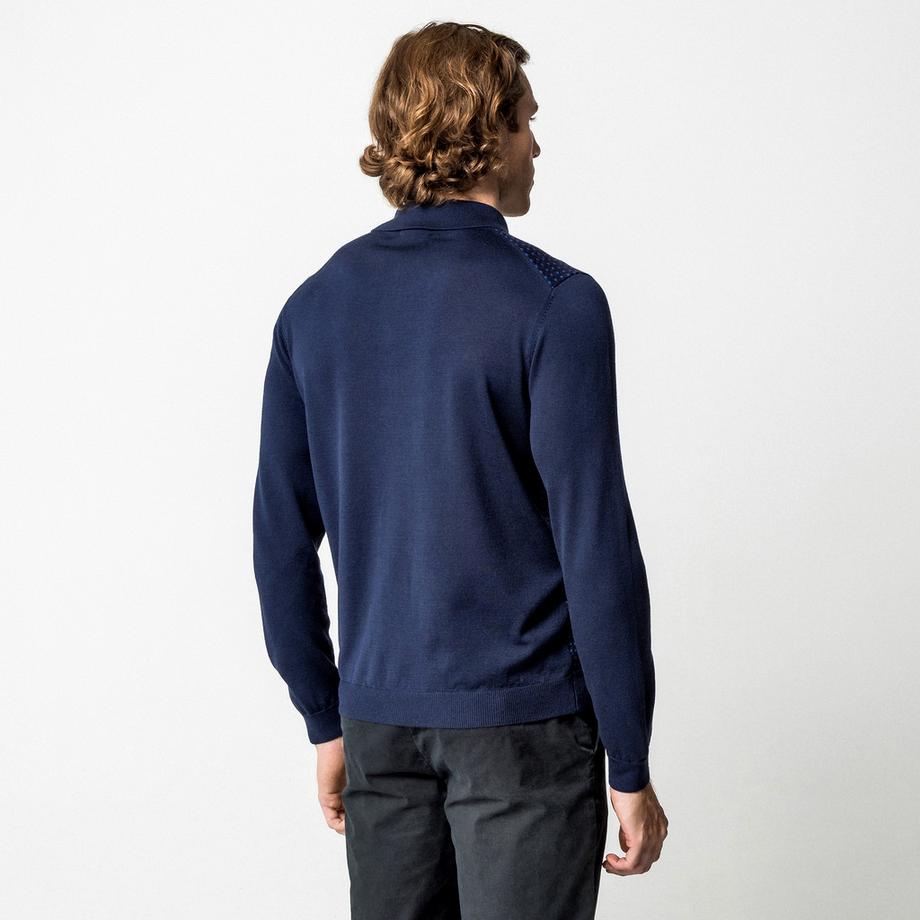 Manor Man Maglione Abbottonato Fantasia  