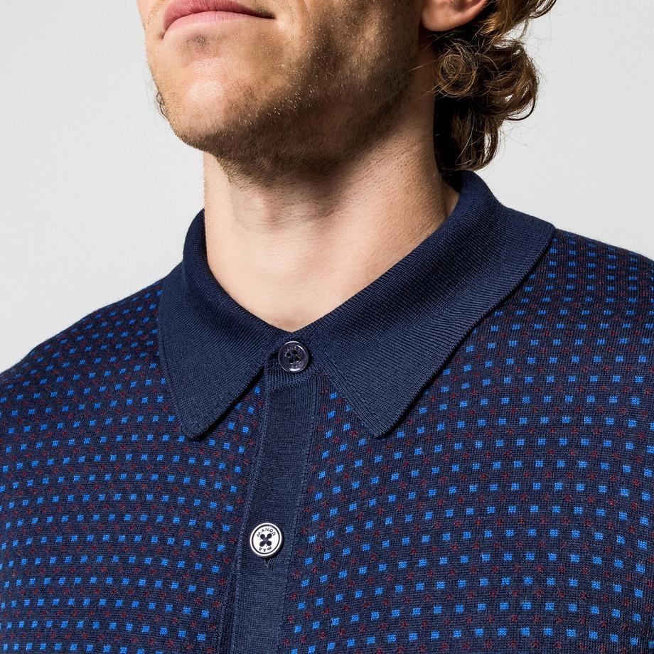 Manor Man Maglione Abbottonato Fantasia  