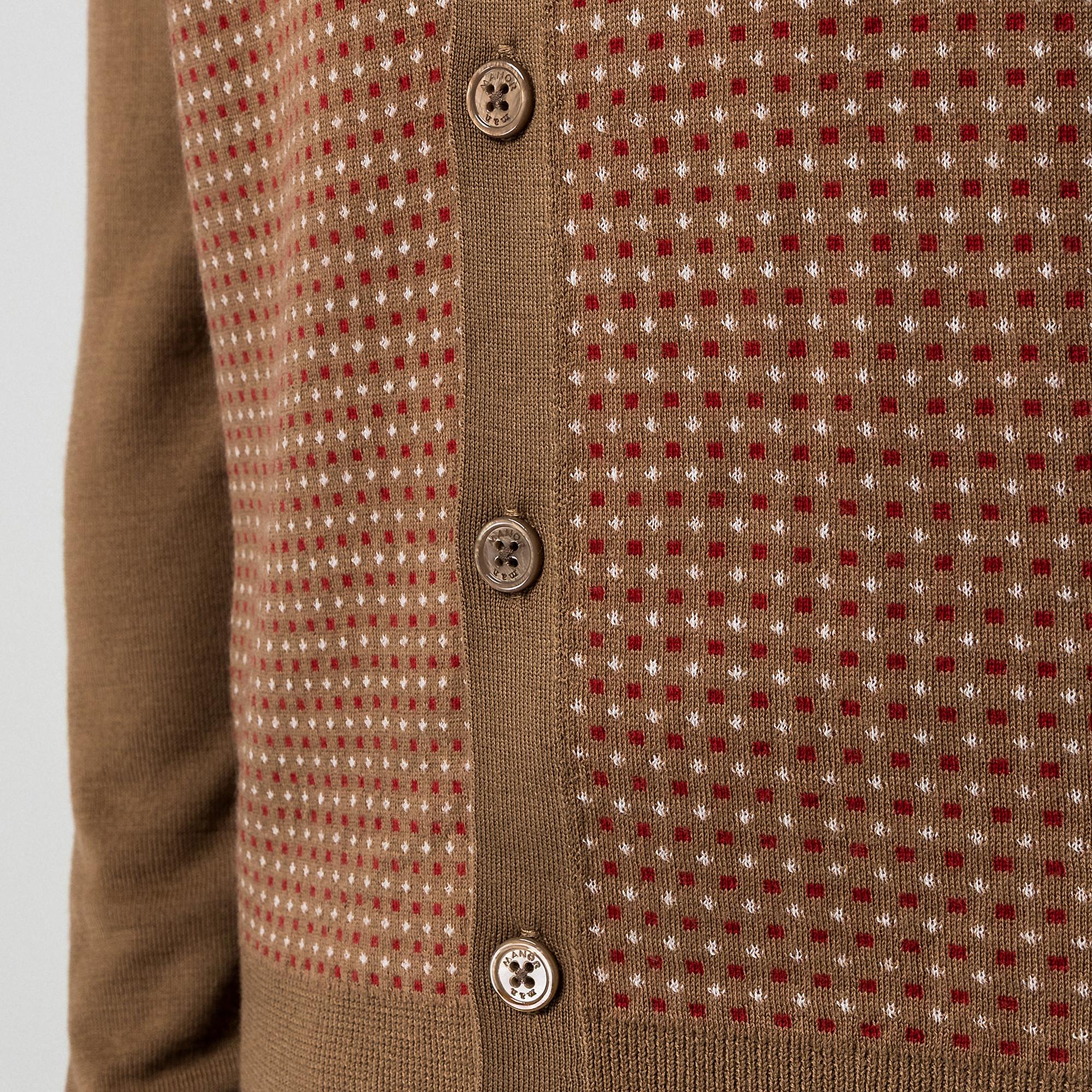 Manor Man Cardigan Fantasia Maniche Lunghe  