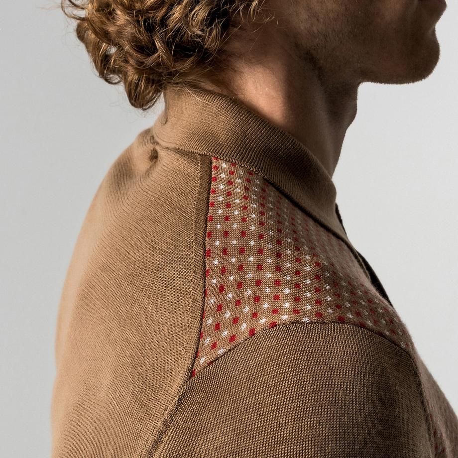 Manor Man Gemusterter Langarm Cardigan  