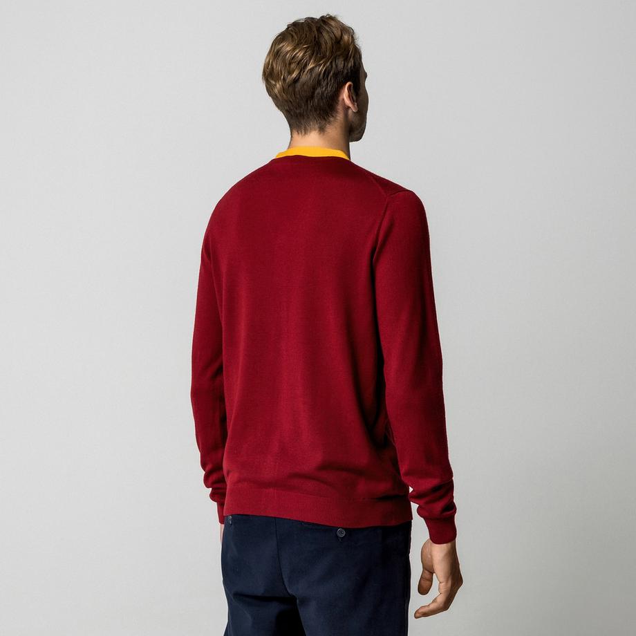 Manor Man Cardigan Homme Col V Maille Fine  