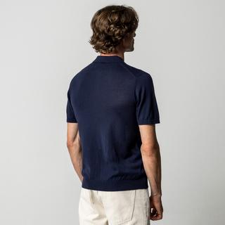 Manor Man Kurzarm Gestreifter Polo Pullover  