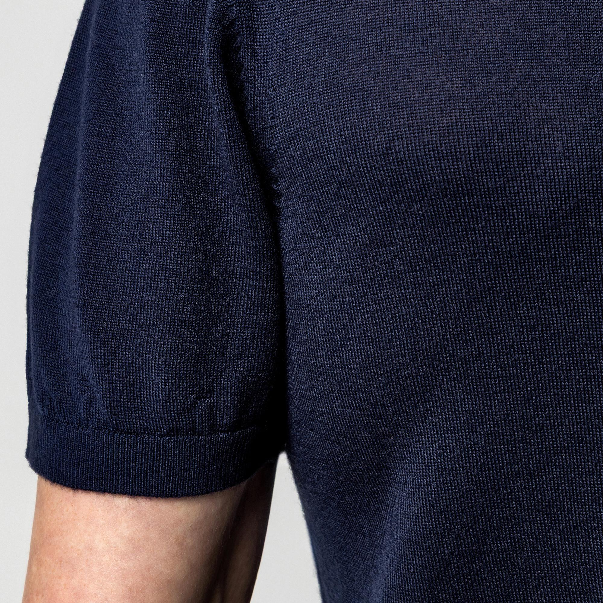 Manor Man Kurzarm Gestreifter Polo Pullover  