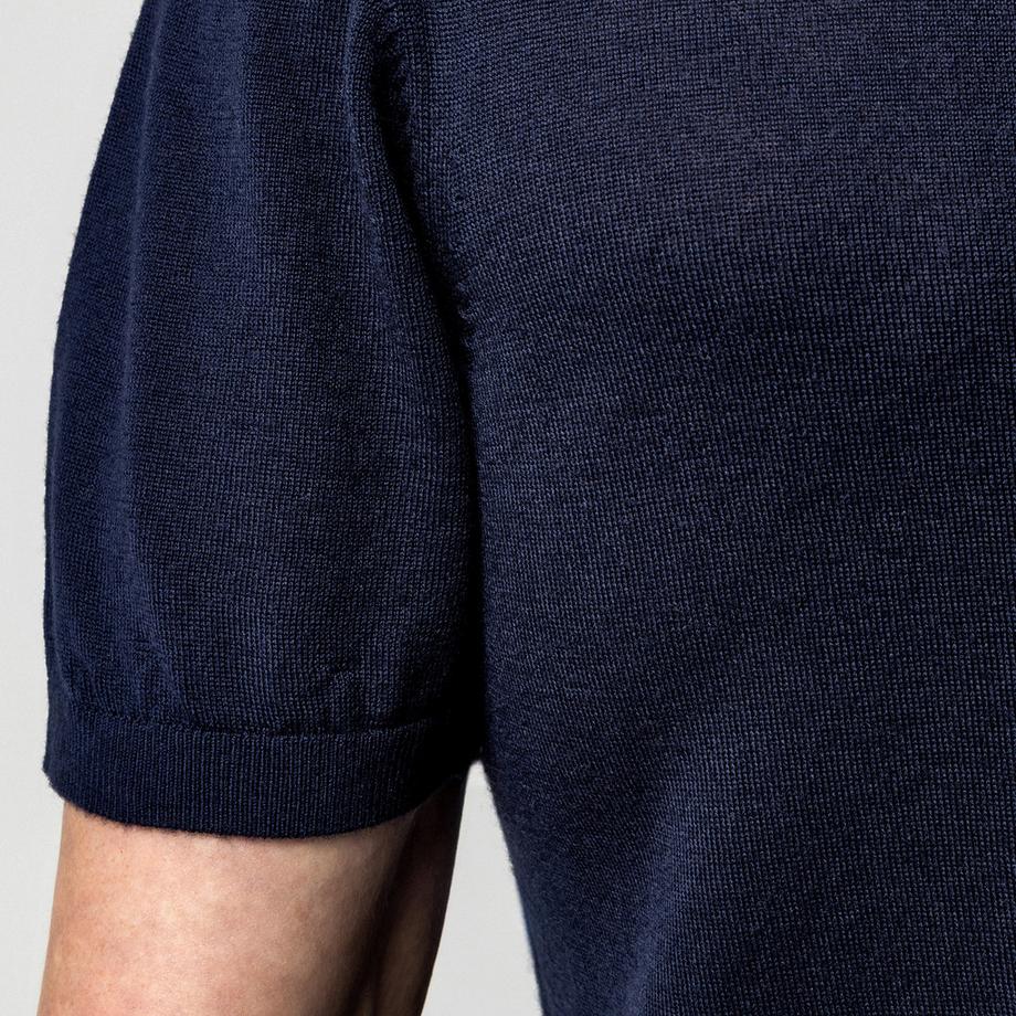 Manor Man Maglione Polo Rigato Maniche Corte  