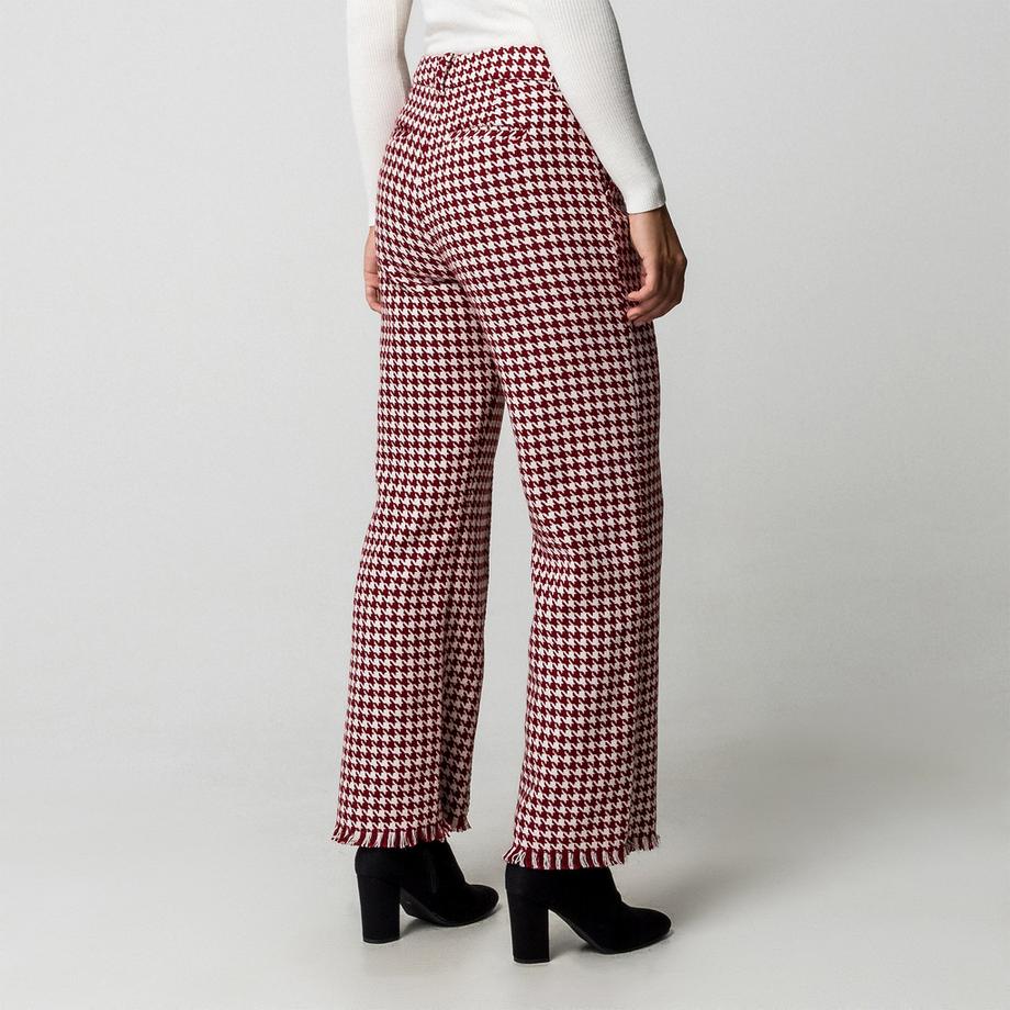 Manor Woman Pepita Hose weites Bein  