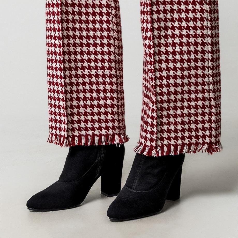 Manor Woman Pepita Hose weites Bein  