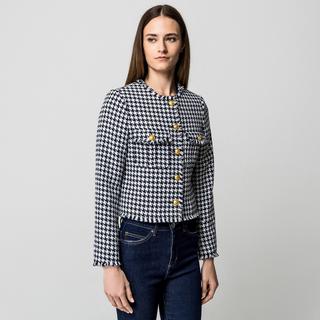 Manor Woman Veste Courte Pied-de-poule  