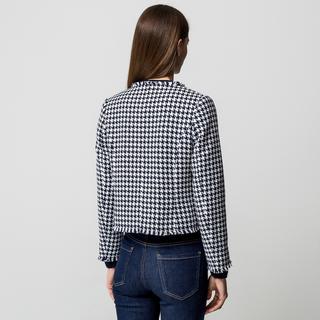 Manor Woman Veste Courte Pied-de-poule  