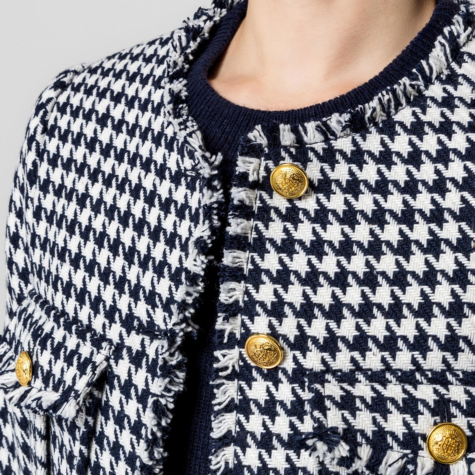 Manor Woman Veste Courte Pied-de-poule  