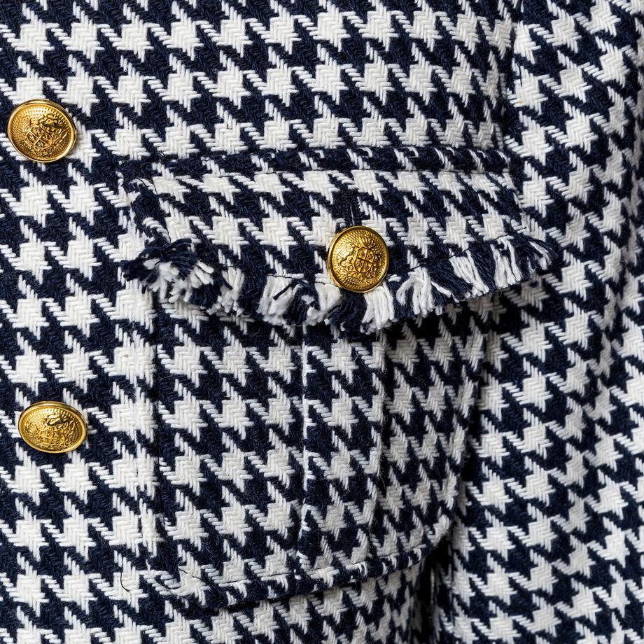 Manor Woman Veste Courte Pied-de-poule  