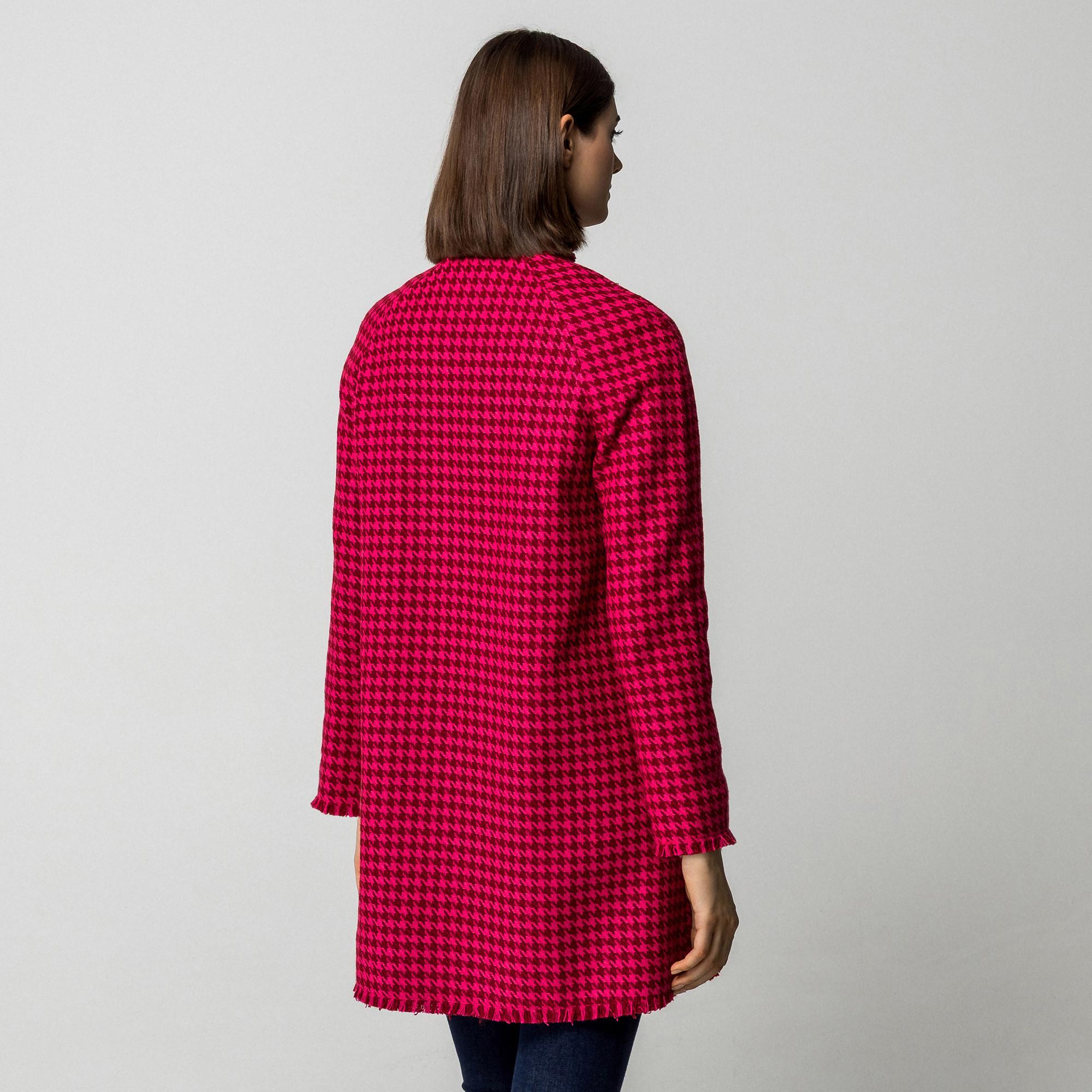 Manor Woman Cappotto Pied-de-poule con Bottoni  