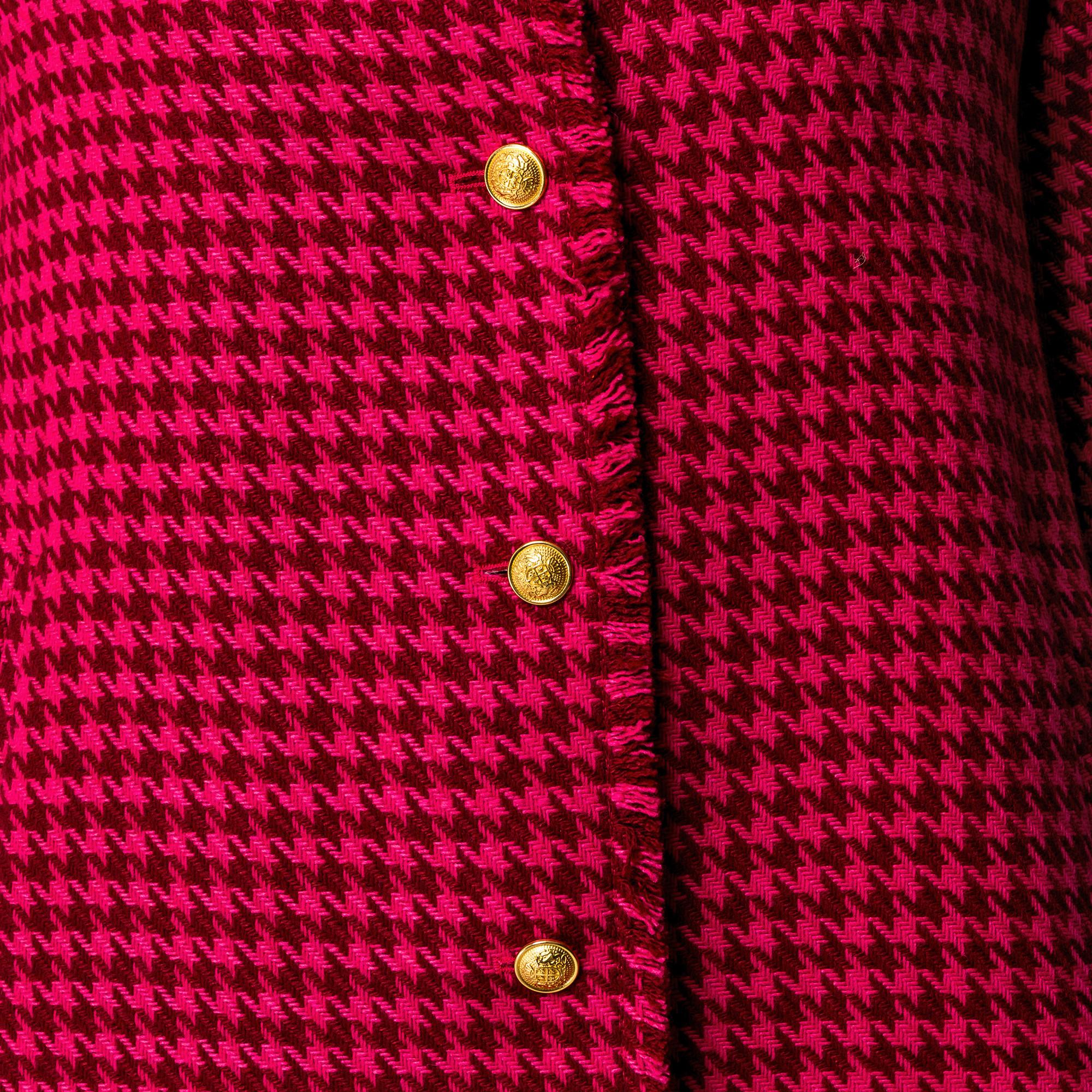 Manor Woman Cappotto Pied-de-poule con Bottoni  