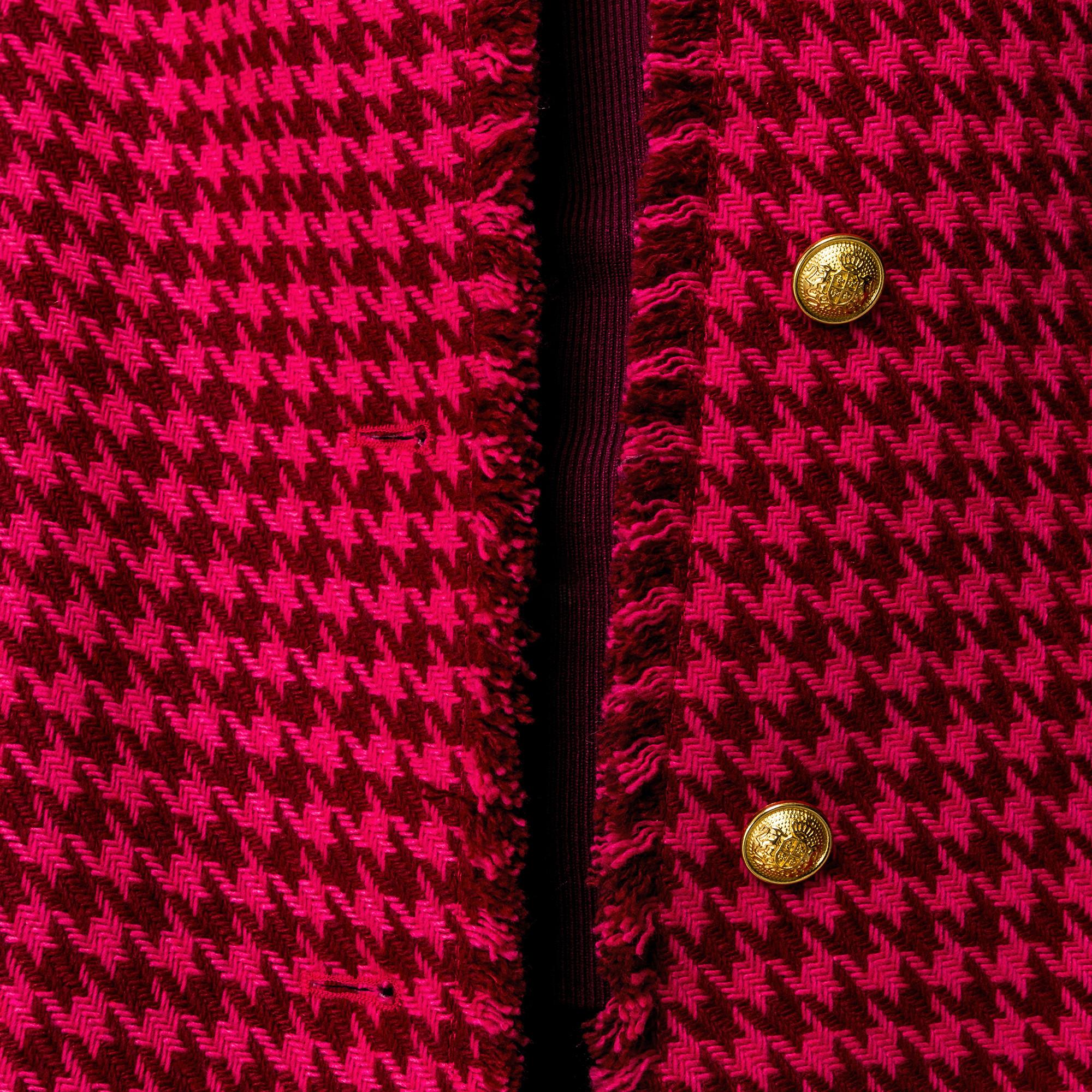 Manor Woman Cappotto Pied-de-poule con Bottoni  