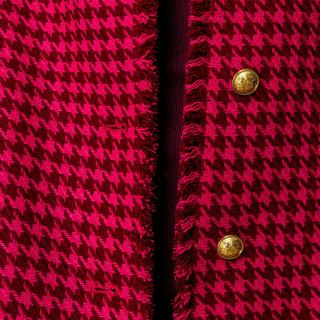 Manor Woman Cappotto Pied-de-poule con Bottoni  