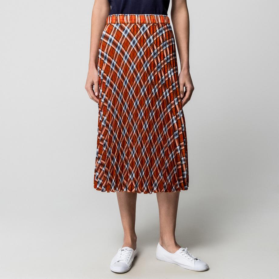 Manor Woman Gonna Plissettata Midi  