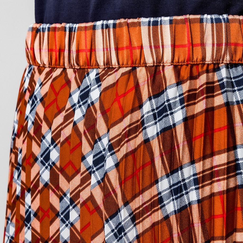 Manor Woman Gonna Plissettata Midi  