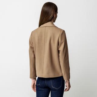 Manor Woman Zweireihige Jacke mit Reverskragen  