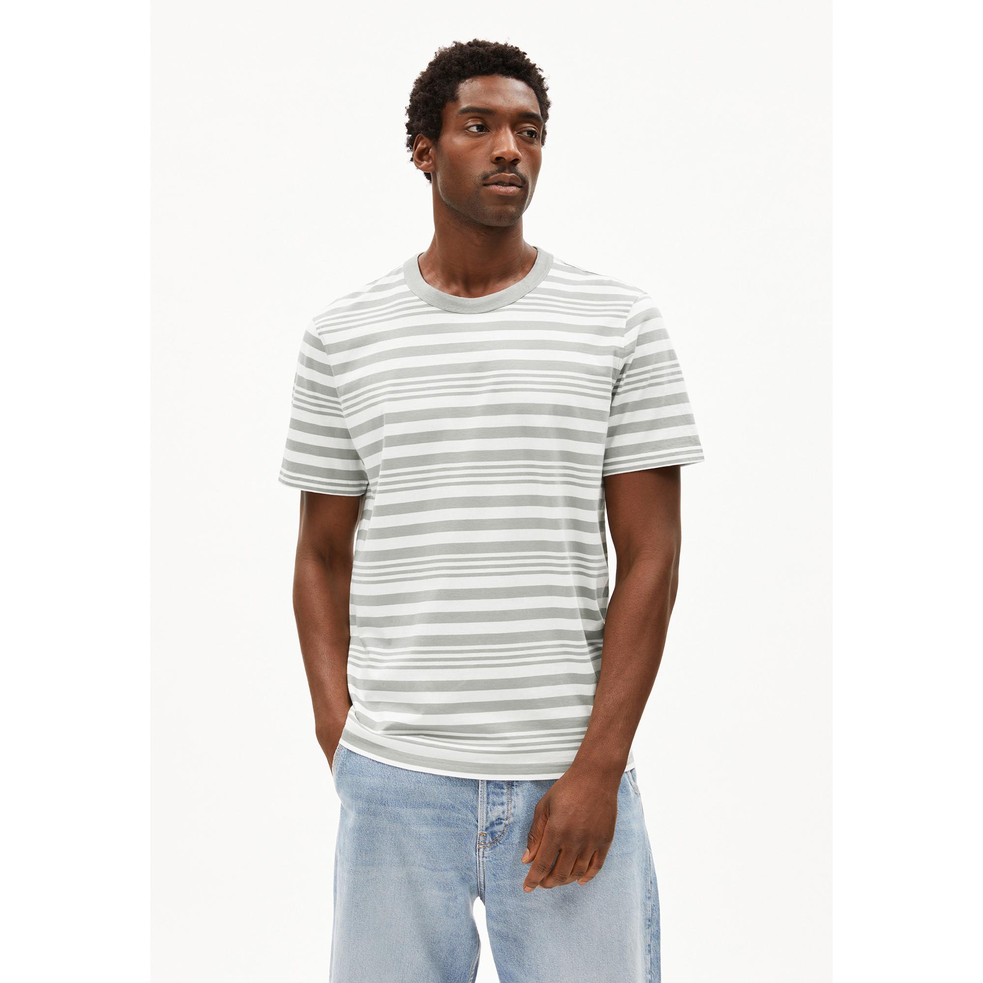 ARMEDANGELS Maarkos Bold Stripes T-Shirt Maniche Corte  