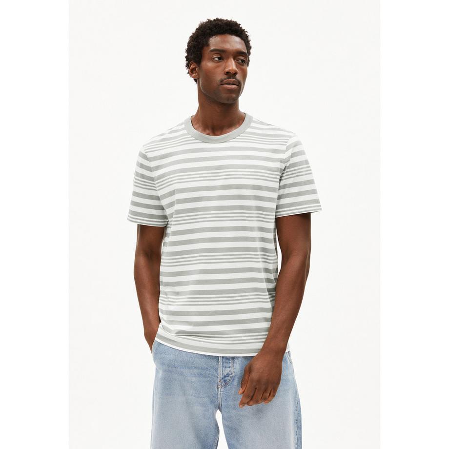 ARMEDANGELS Maarkos Bold Stripes T-Shirt Manches Courtes  
