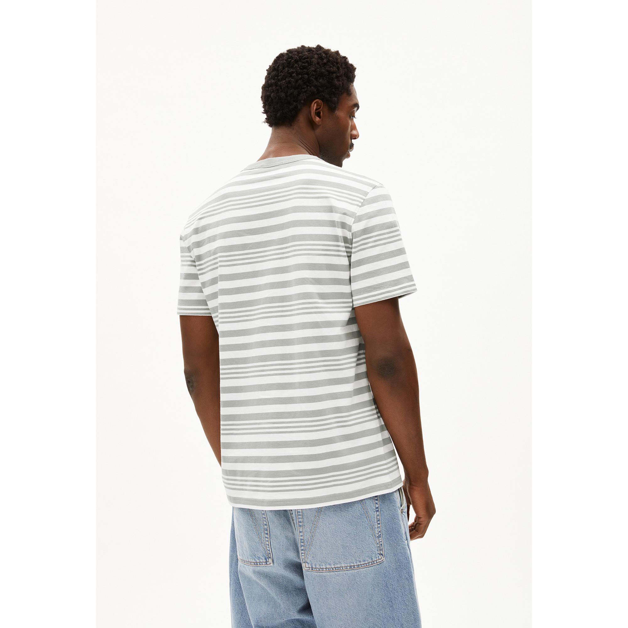 ARMEDANGELS Maarkos Bold Stripes T-Shirt Maniche Corte  