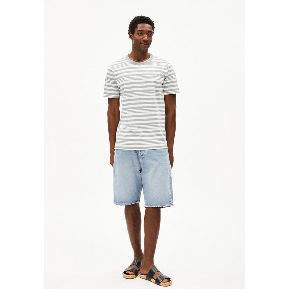 ARMEDANGELS Maarkos Bold Stripes T-Shirt Manches Courtes  