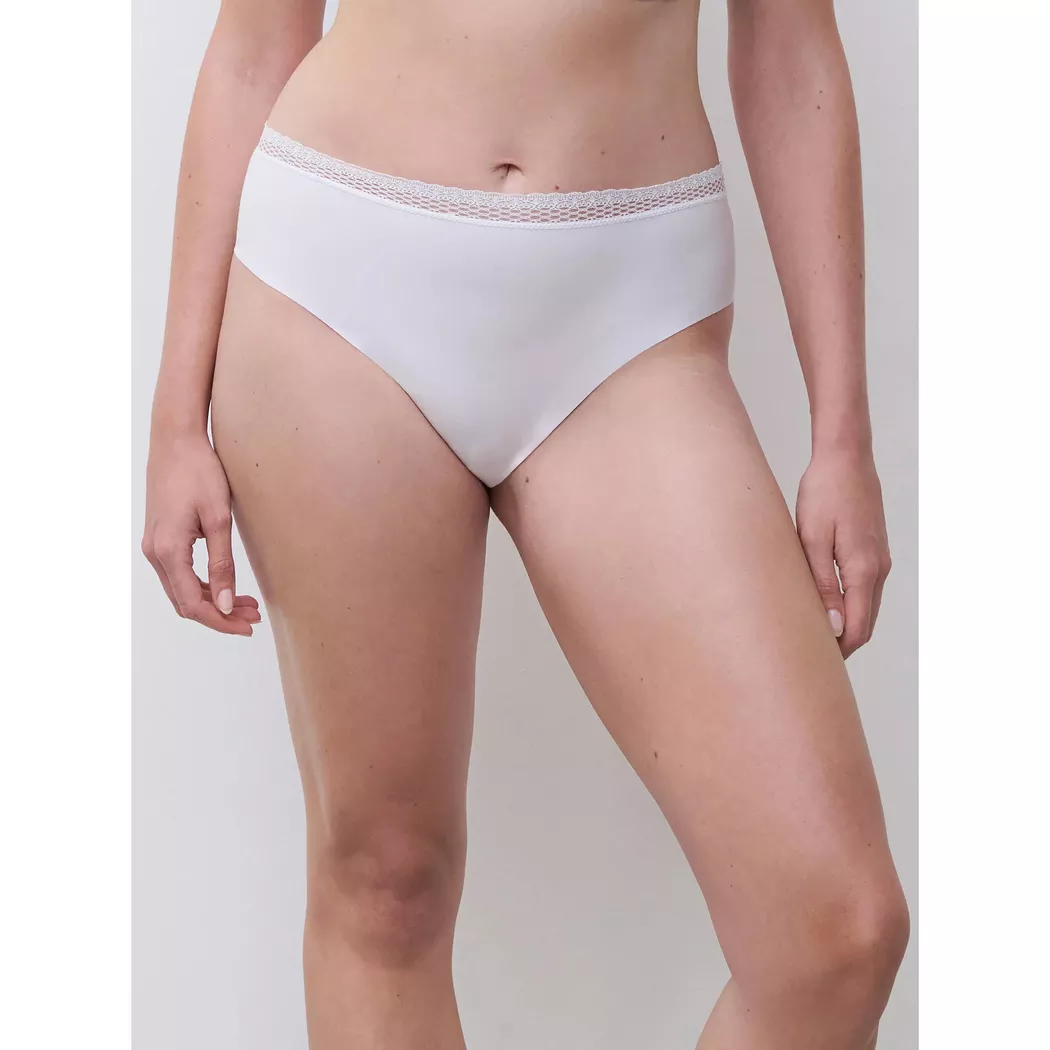 Slip CHANTELLE "Slip Taillen Slip Cozy Chic 1er Pack", Damen, Gr. M, weiß, Obermaterial: 80% Modal CMD. 20% Elasthan EL., Unterhosen Slip 2