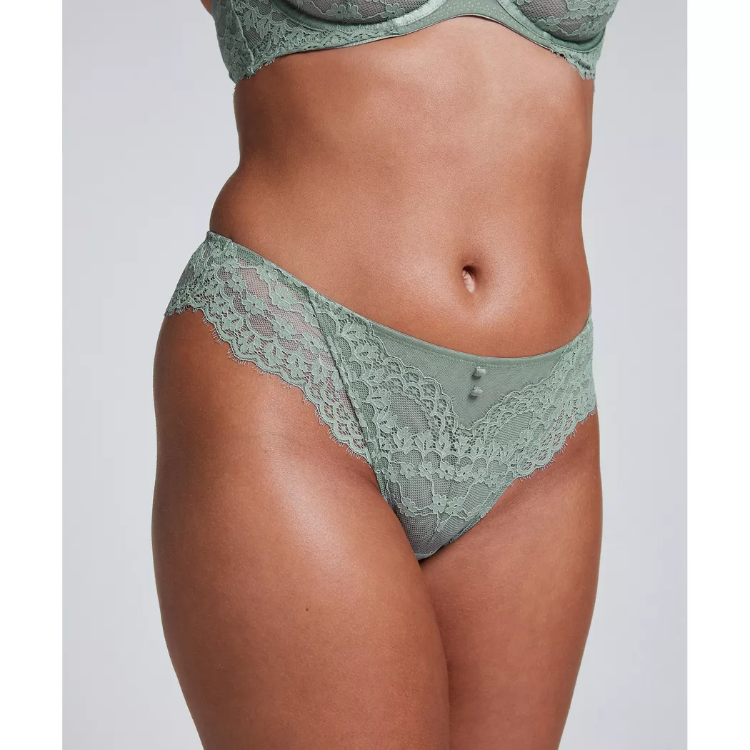 Hunkemöller - Brazilian, für Damen, Grün Größe L