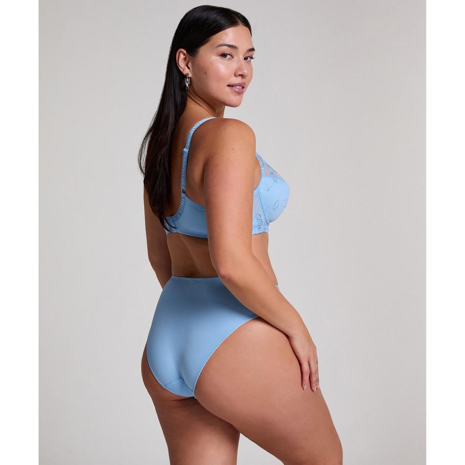 Hunkemöller Hochgeschnittener Slip mit Blumenstickerei  