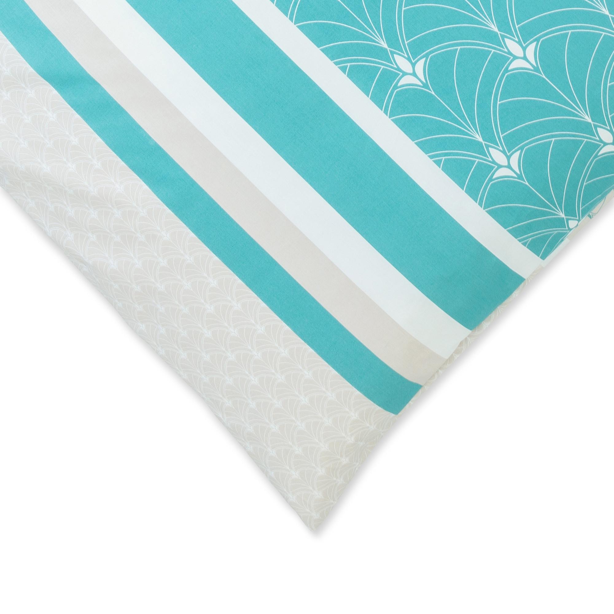 Manor Hulko Gemusterter Color Block Kissenbezug  