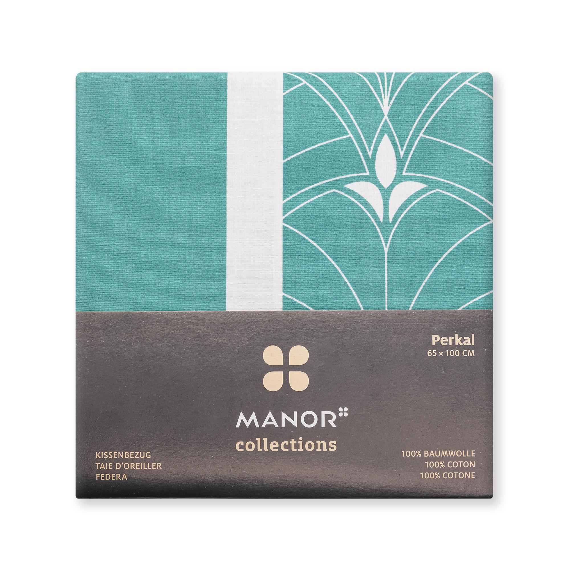 Manor Hulko Gemusterter Color Block Kissenbezug  