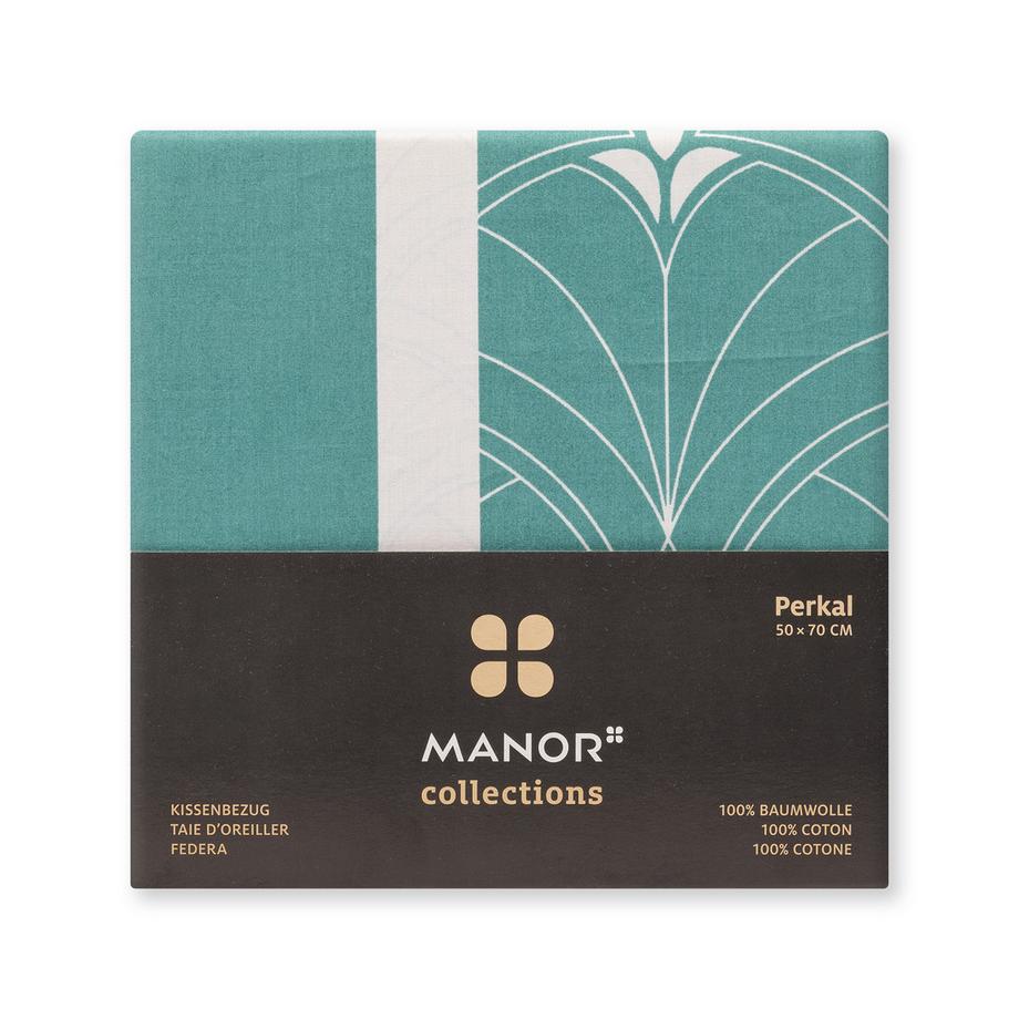 Manor Hulko Gemusterter Color Block Kissenbezug  