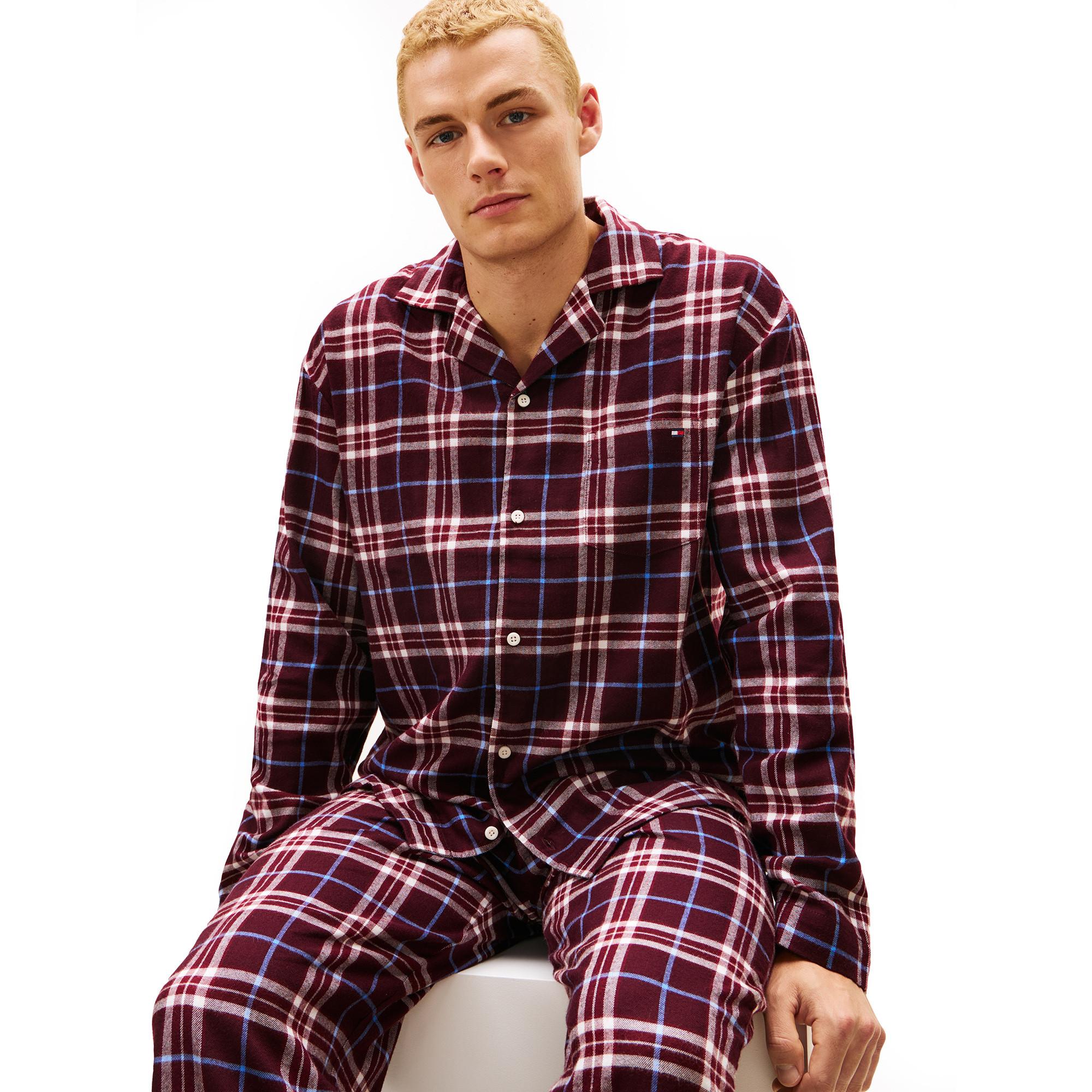 TOMMY HILFIGER Pigiama Set Relaxed Flanella Plaid  