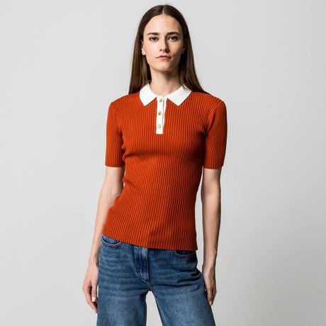 Manor Woman Kurzarm Polo Shirt  