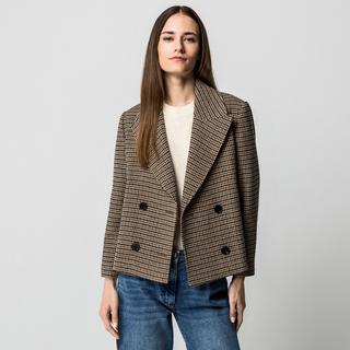 Manor Woman Veste Croisée Pied-de-poule  