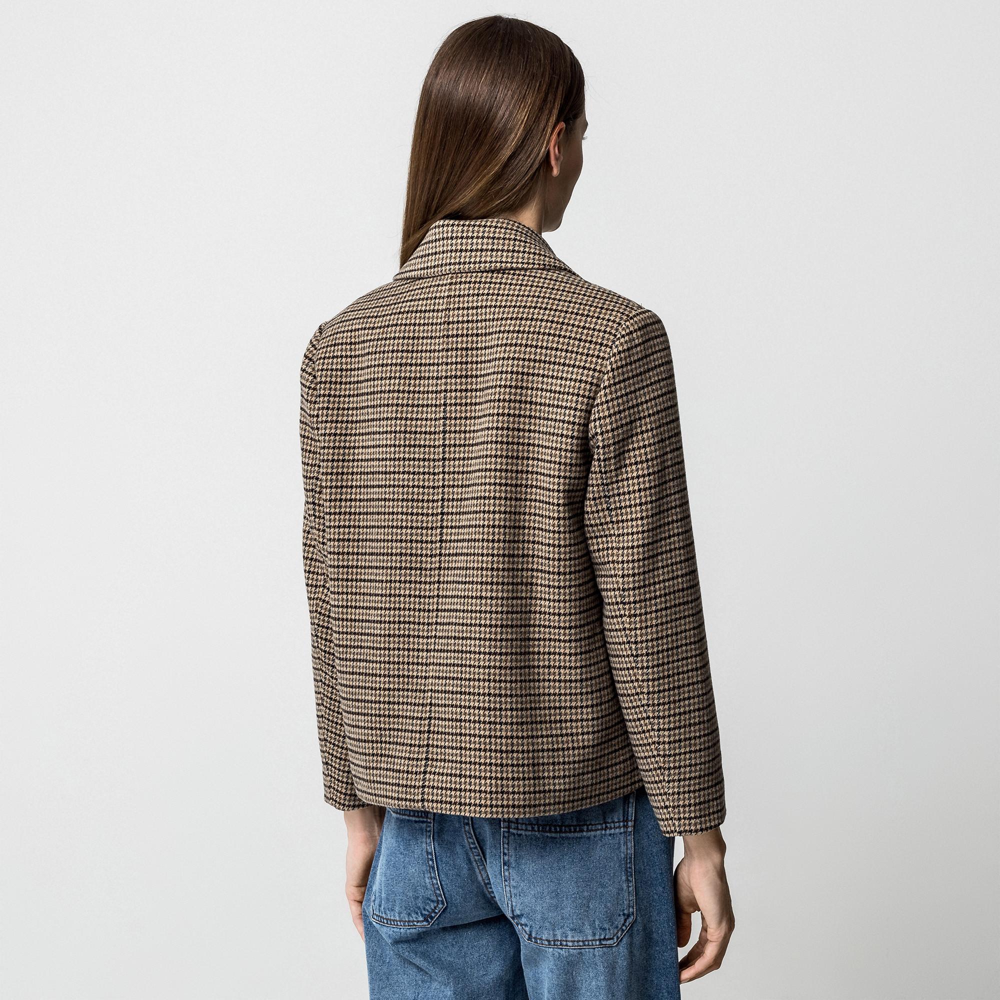 Manor Woman Veste Croisée Pied-de-poule  