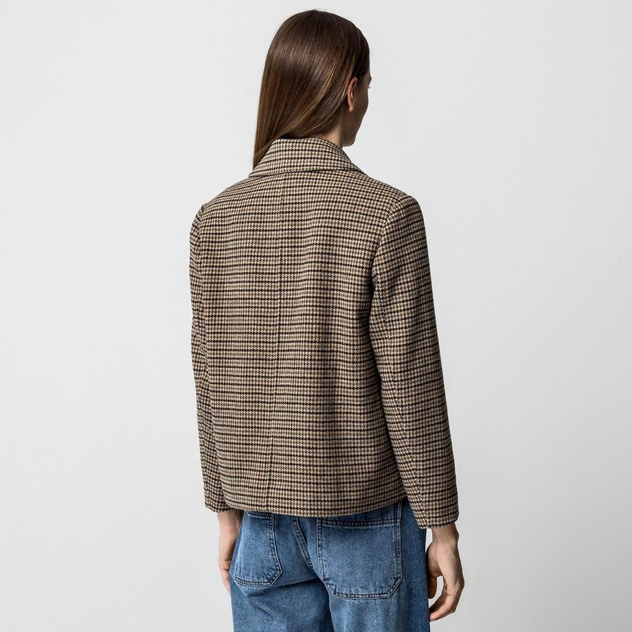 Manor Woman Hahnentritt Zweireiher Jacke  