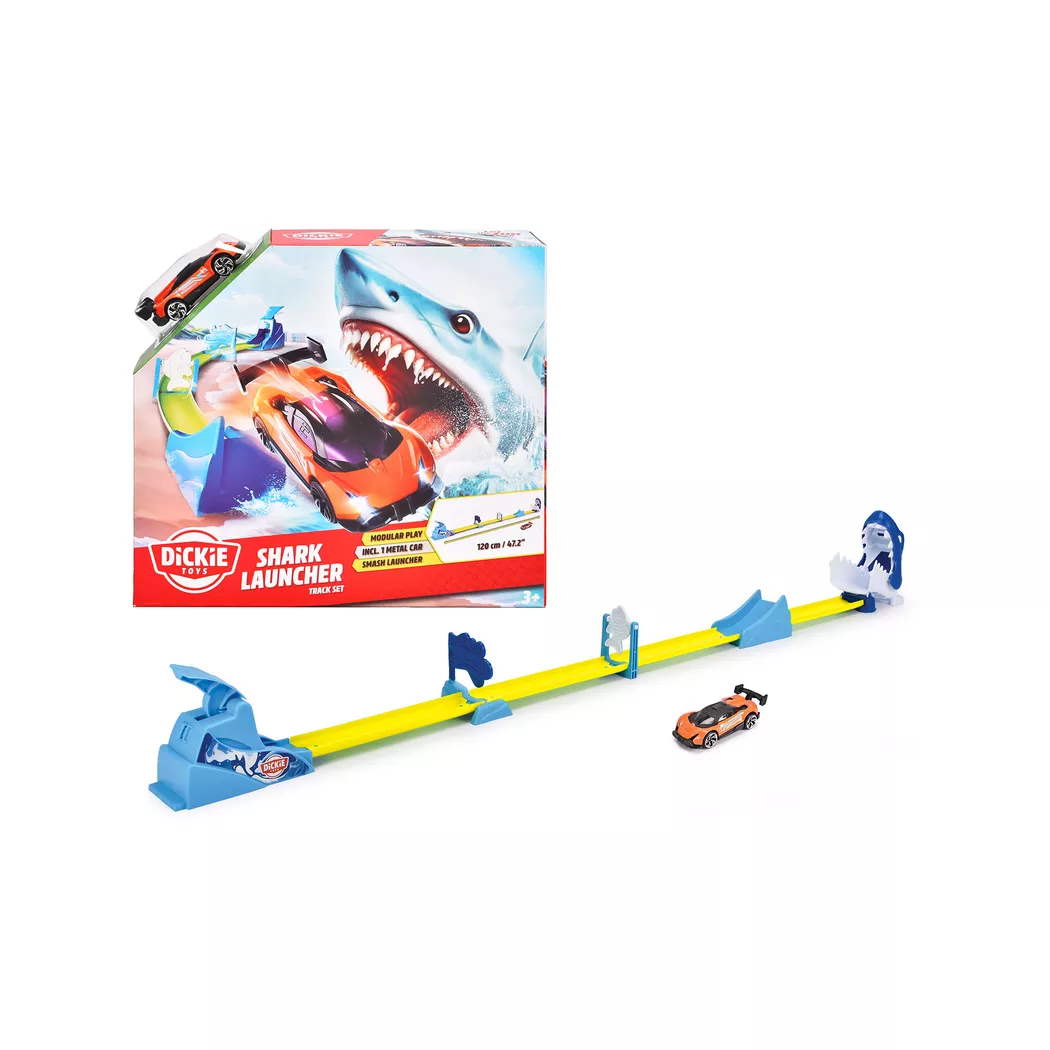 Dickie Shark Launcher Track Set Multicolor