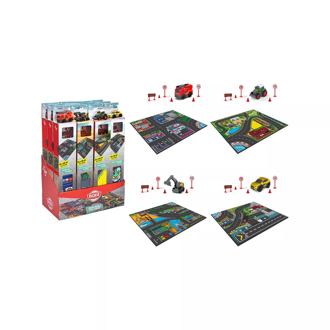 Dickie - Micro World Playmat, Zufallsauswahl, Multicolor