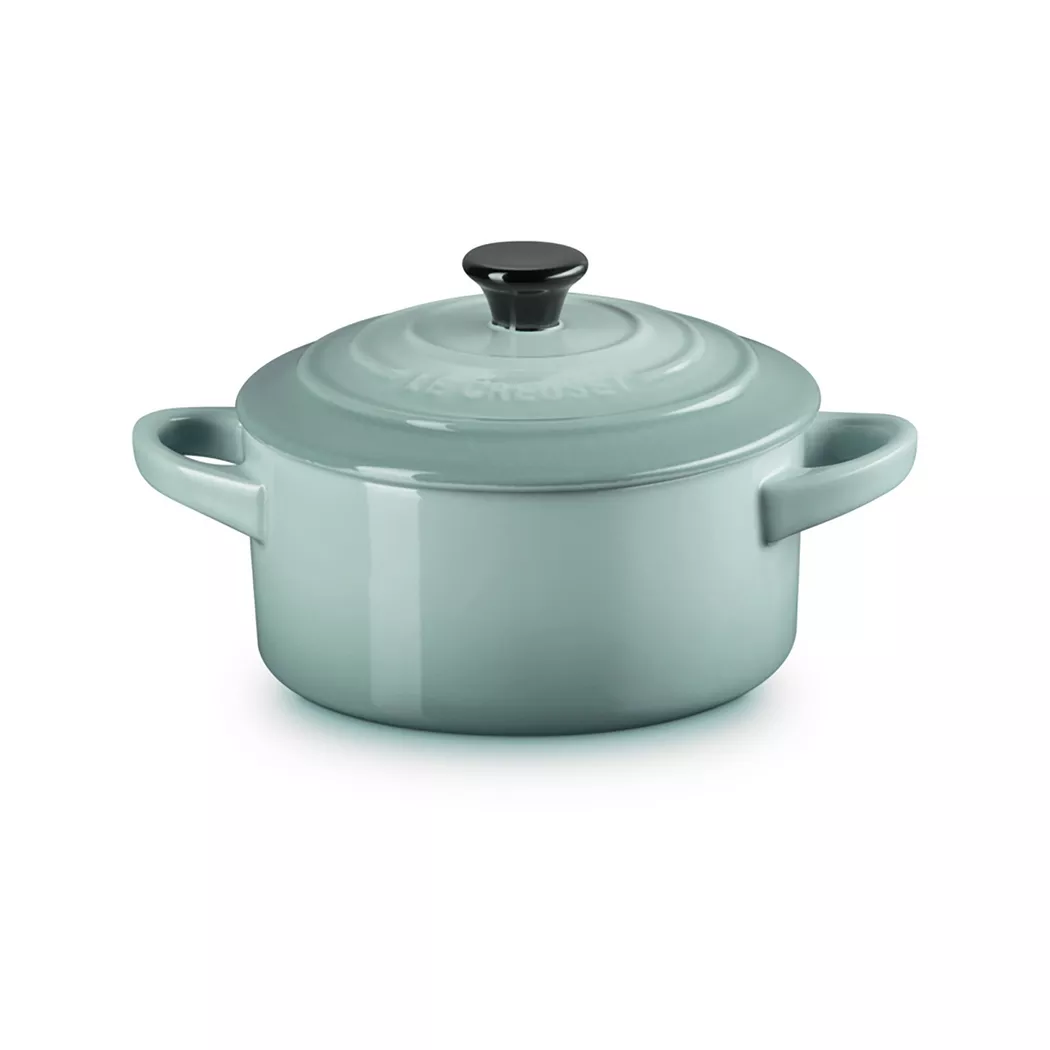 LE CREUSET Mini-Cocotte POTERIE 10cm/0,2L Sea Salt  hellgrau baby