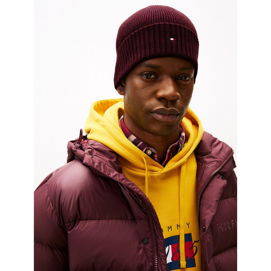 TOMMY HILFIGER TH Flag Pima Cotton Beanie  