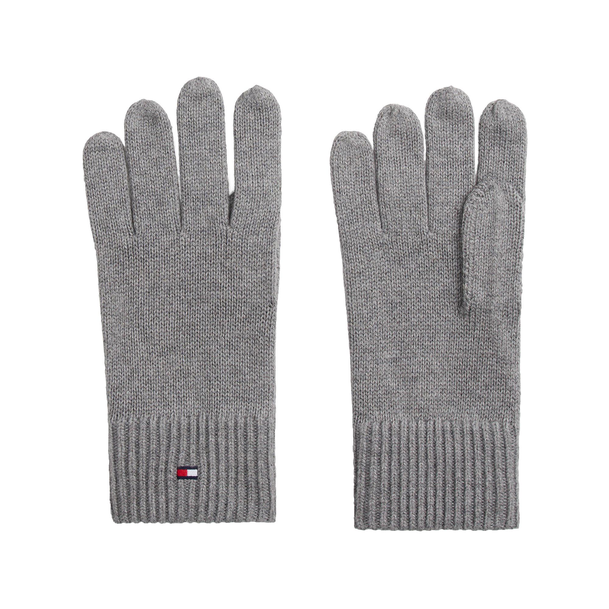 TOMMY HILFIGER Essentials Flag Guanti Lavorati a Maglia  