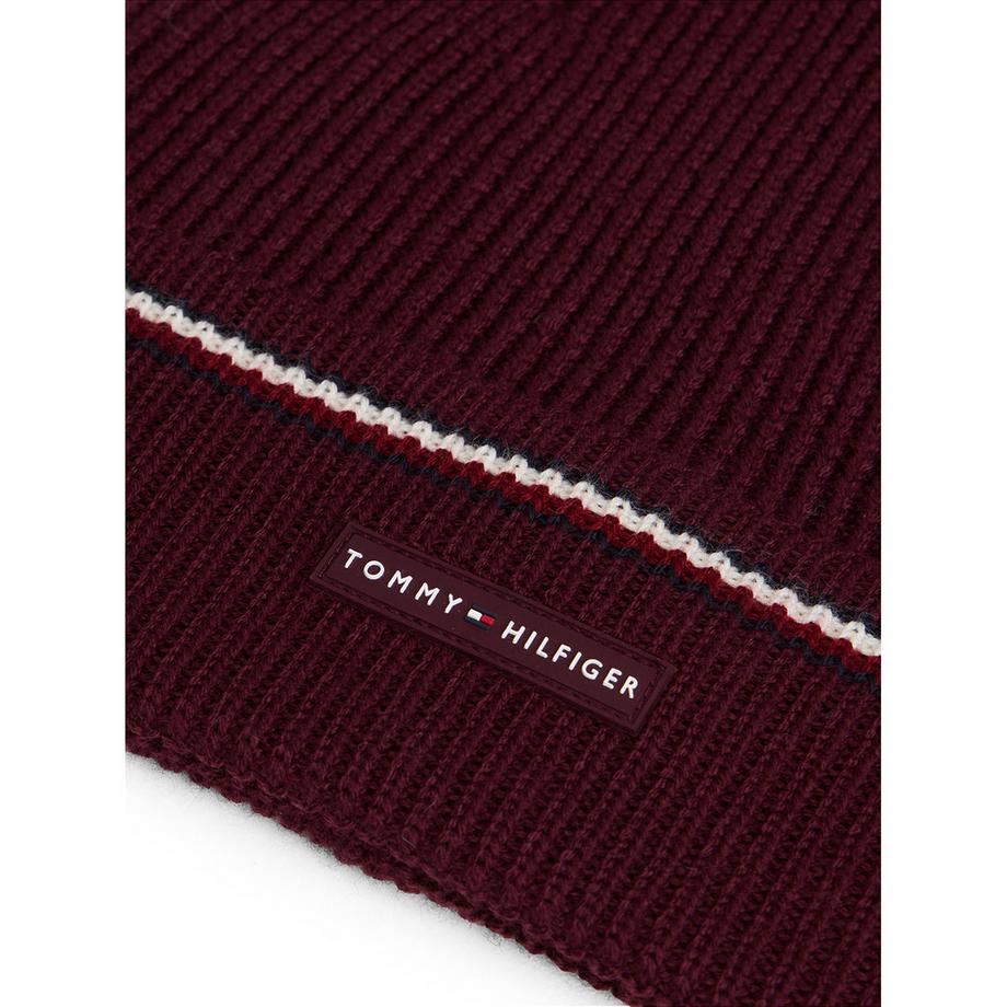 TOMMY HILFIGER Gestreifte Strickmütze  