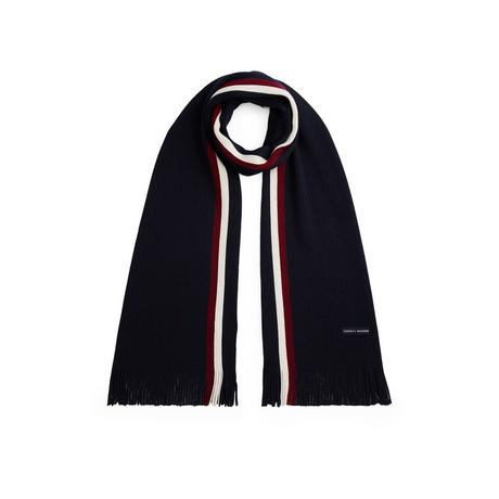 TOMMY HILFIGER Sciarpa Lavorata a Maglia a Righe  