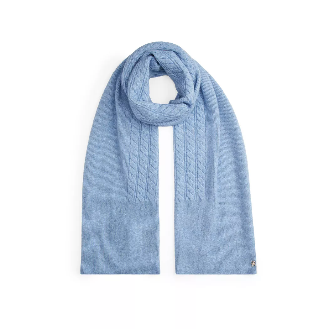 Tommy Hilfiger - Schal, für Damen, Hellblau, Größe ONESIZE